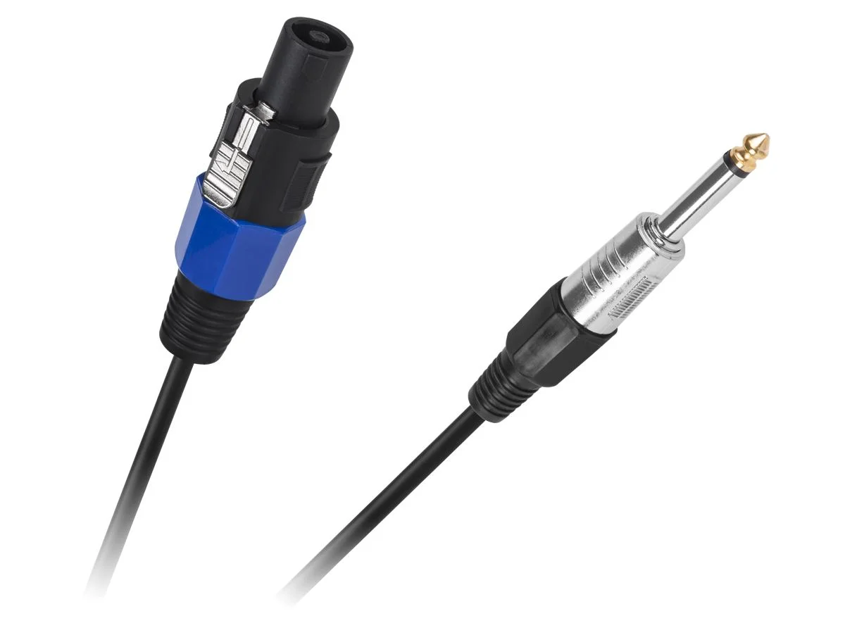 Kabel wtyk Jack 6.3 mm - wtyk Speakon 10m HQ