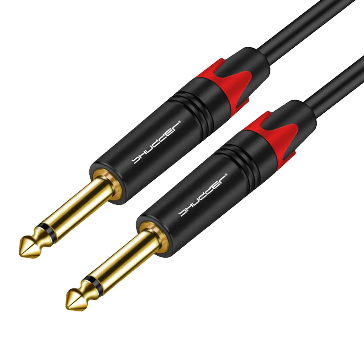 Kabel wtyk jack 6.3 mono - wtyk jack 6.3 mono 1m Shudder PREMIUM
