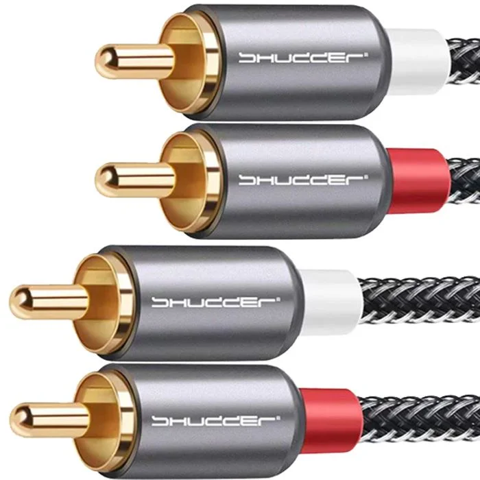 Kabel wtyk 2 RCA - 2RCA 10m Shudder PREMIUM cinch - cinch czincz - czincz